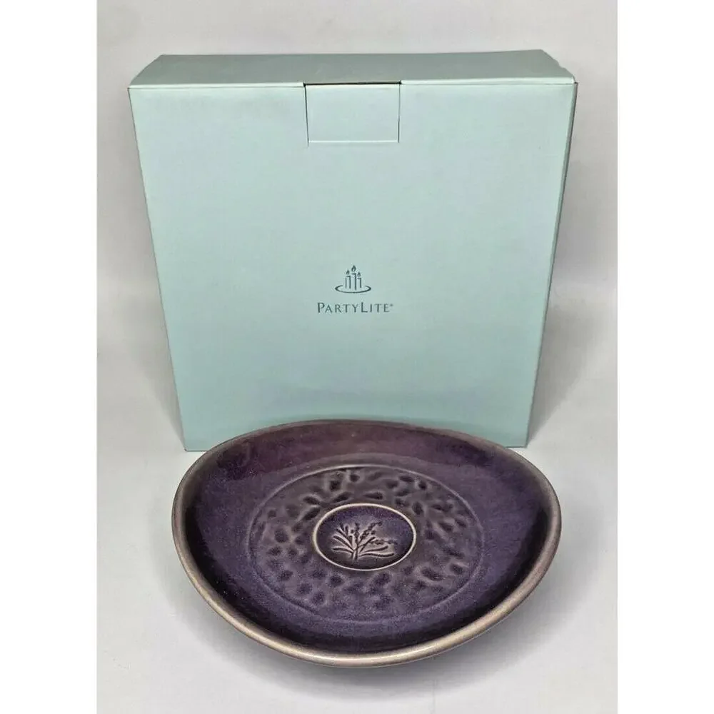 PartyLite Unwind Pillar‎ Holder Retire NIB P15D/P8576